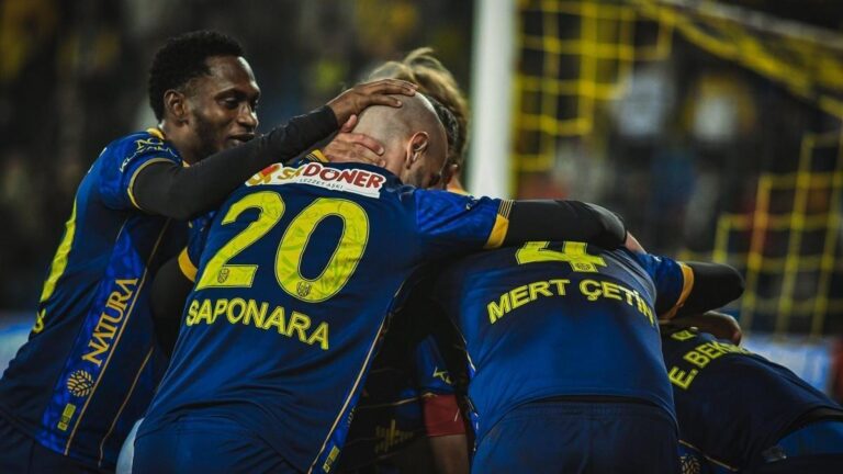 MKE Ankaragücü 4 golle 3 puanı aldı