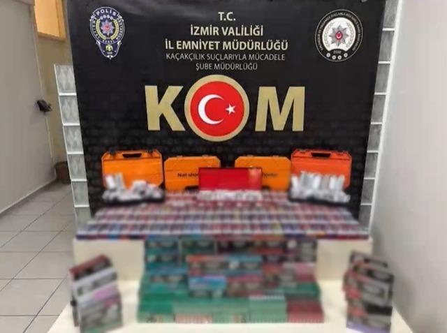 20 ezmir 3'te kaçakçılık operasyonu